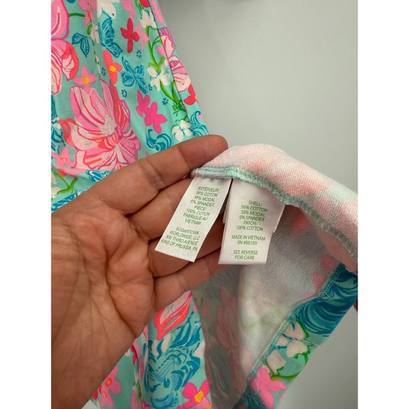 LILLY PULITZER Cayce Short Sleeve Dress in‎ Luscious Lions Size Medium - Picture 5 of 6